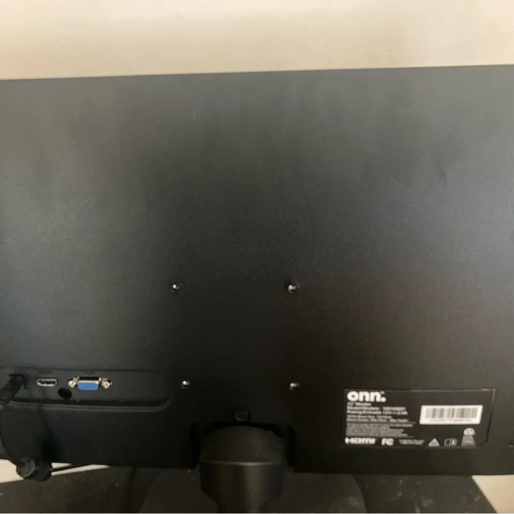 On Running Black Computer Monitor - Picture 2 of 2